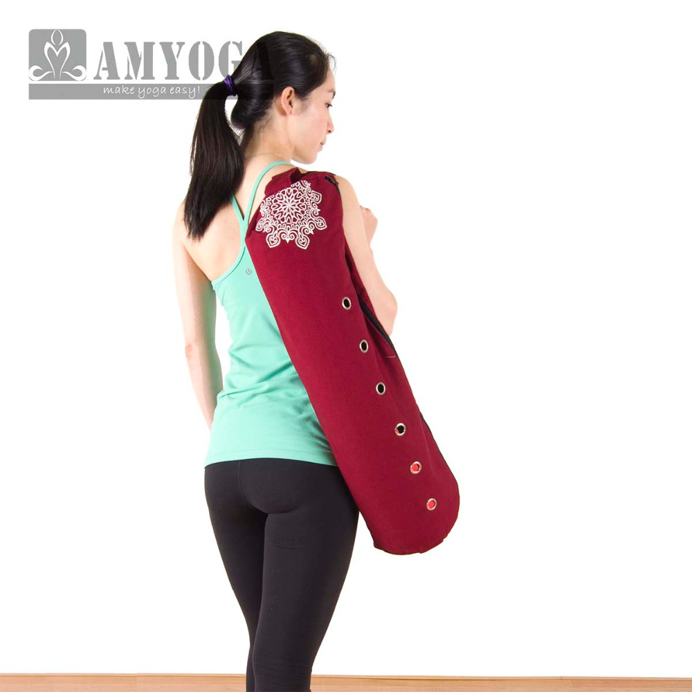 Yoga Fitness Bag - Canvas Yoga Mat Bag Single Shoulder