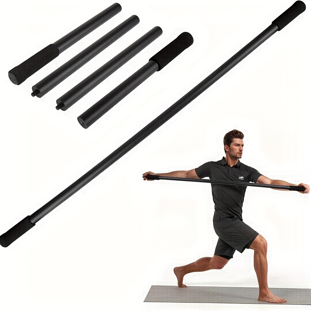 Yoga Fitness Board - Detachable Yoga Stick Adjustable Length Pilates