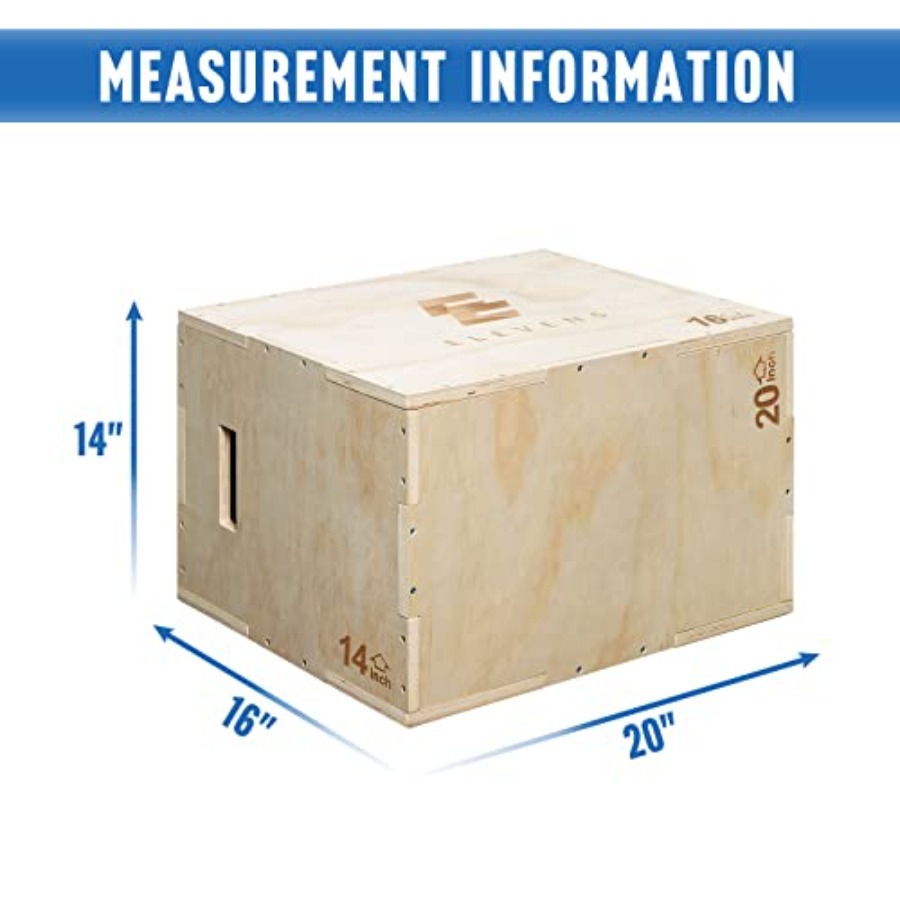 3 in 1 Wooden Plyo Box for Jum - Plyo Jump Box 评论和价格