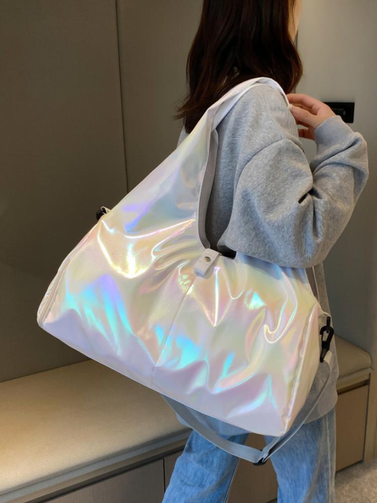 Glossy Fitness Bag Women's Lar - Yoga Fitness Bag 评论和价格
