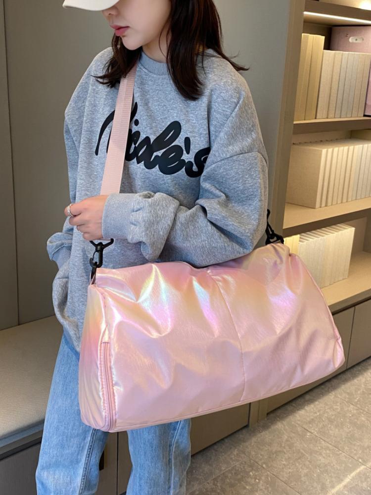 Glossy Fitness Bag Women's Lar - Yoga Fitness Bag 评论和价格
