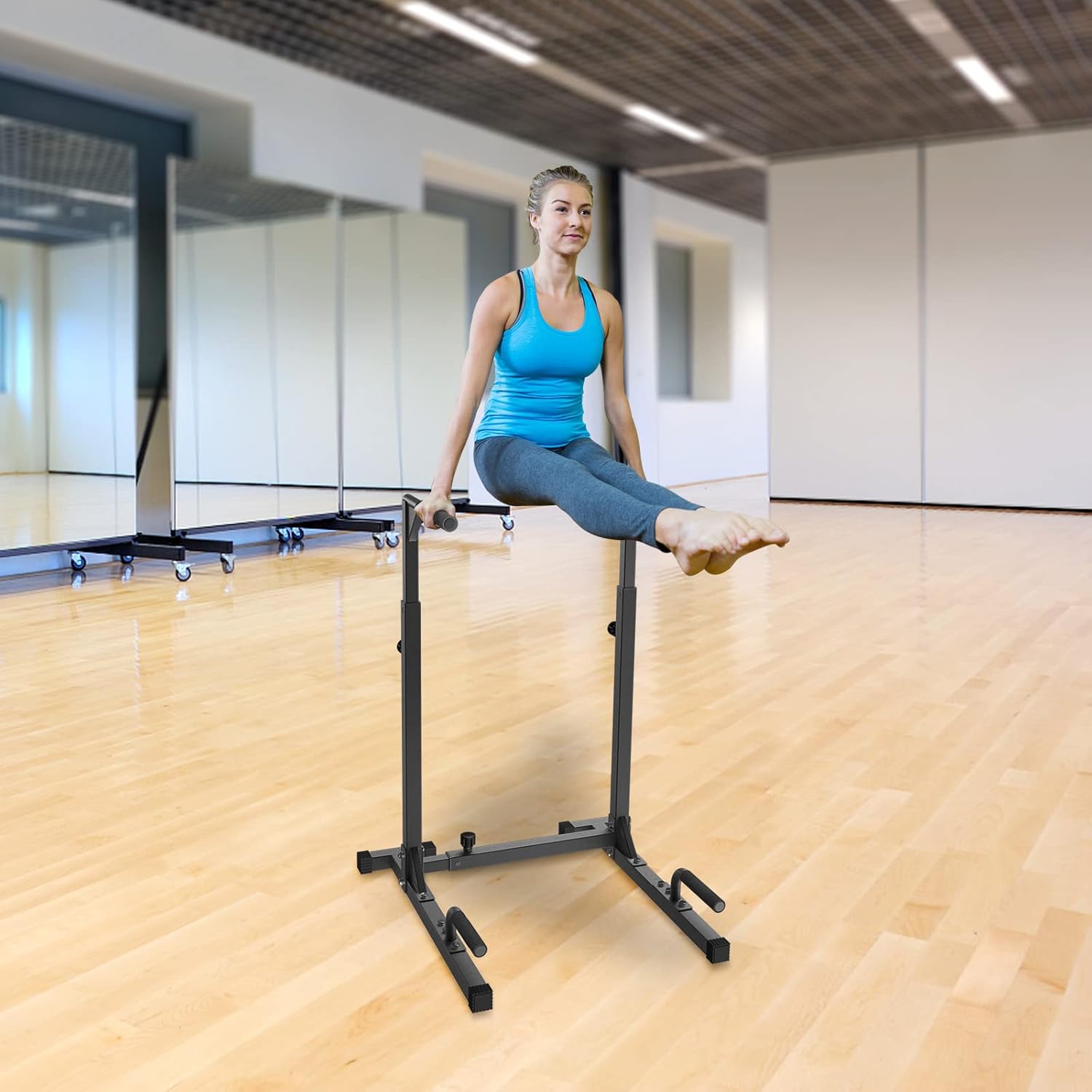 Home Gym Equipment Metal Push- - Dip Bar Parallel 评论和价格