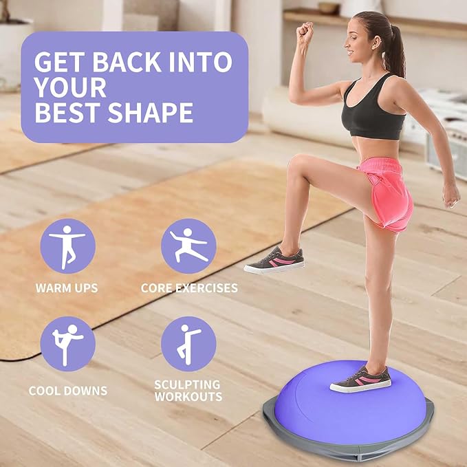 70cm Bosu Balance Ball, Anti-S - Yoga Fitness Gym 评论和价格