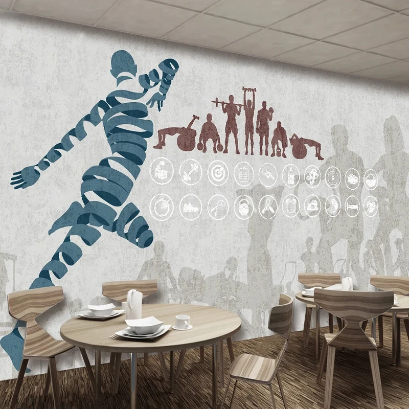 Custom Modern Sports Pattern W - Yoga Fitness Wallpaper 评论和价格