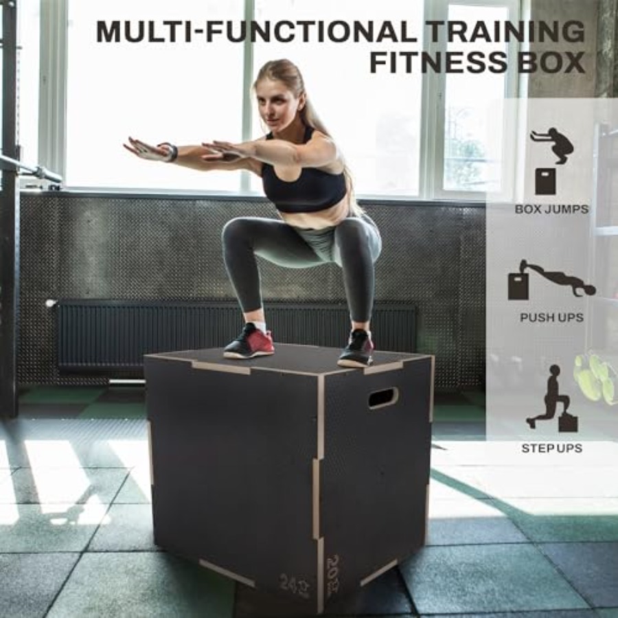 Home gym plyometric workout pl - Plyo Jump Box 评论和价格