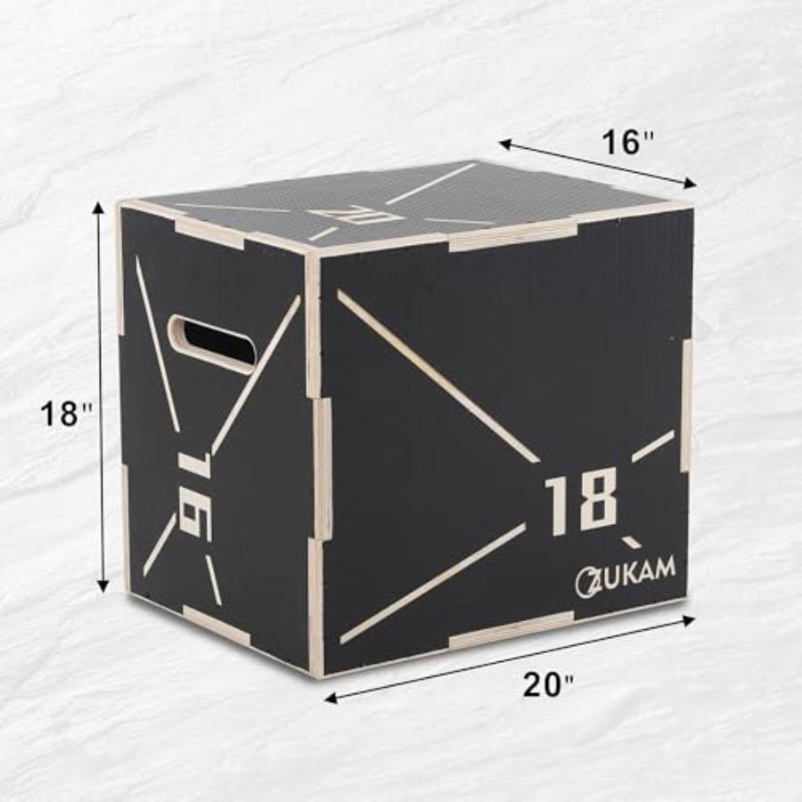 Non-Slip Wood Plyometric Jump  - Plyo Jump Box 评论和价格