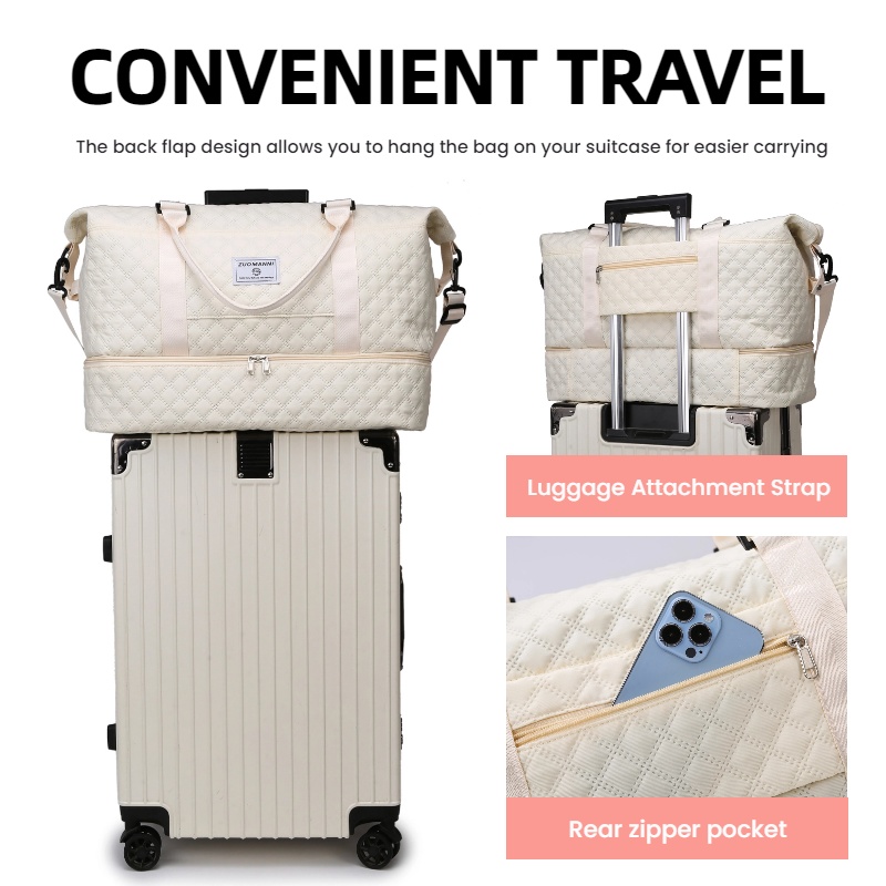 Large Capacity Travel Duffels  - Yoga Fitness Bag 评论和价格