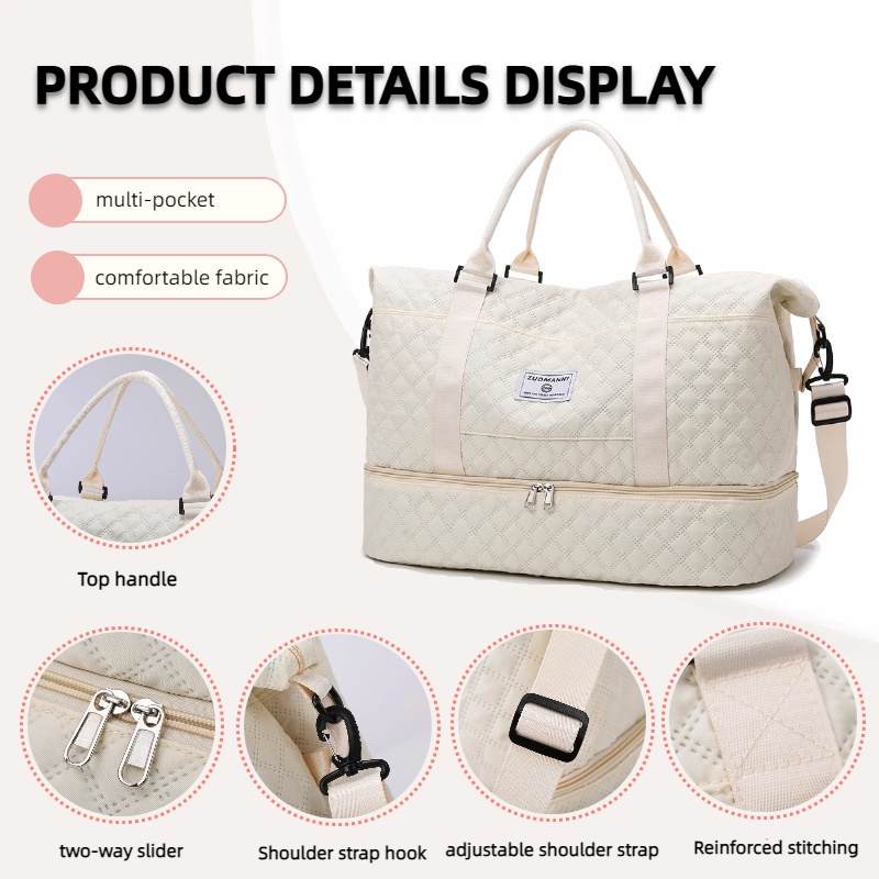 Large Capacity Travel Duffels  - Yoga Fitness Bag 评论和价格