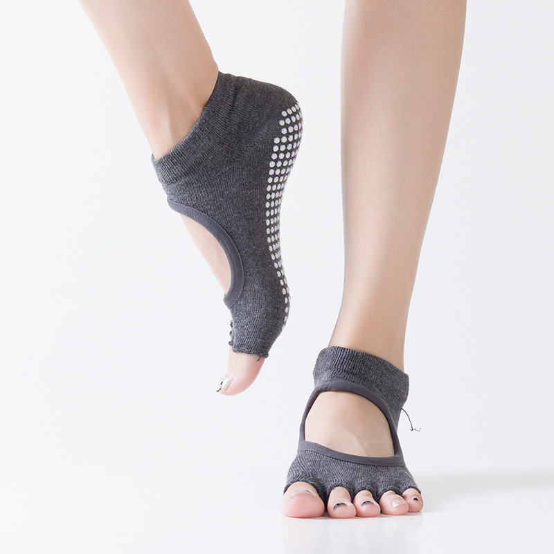 Women Five Toe Backless Pilate - Yoga Fitness Gym 评论和价格