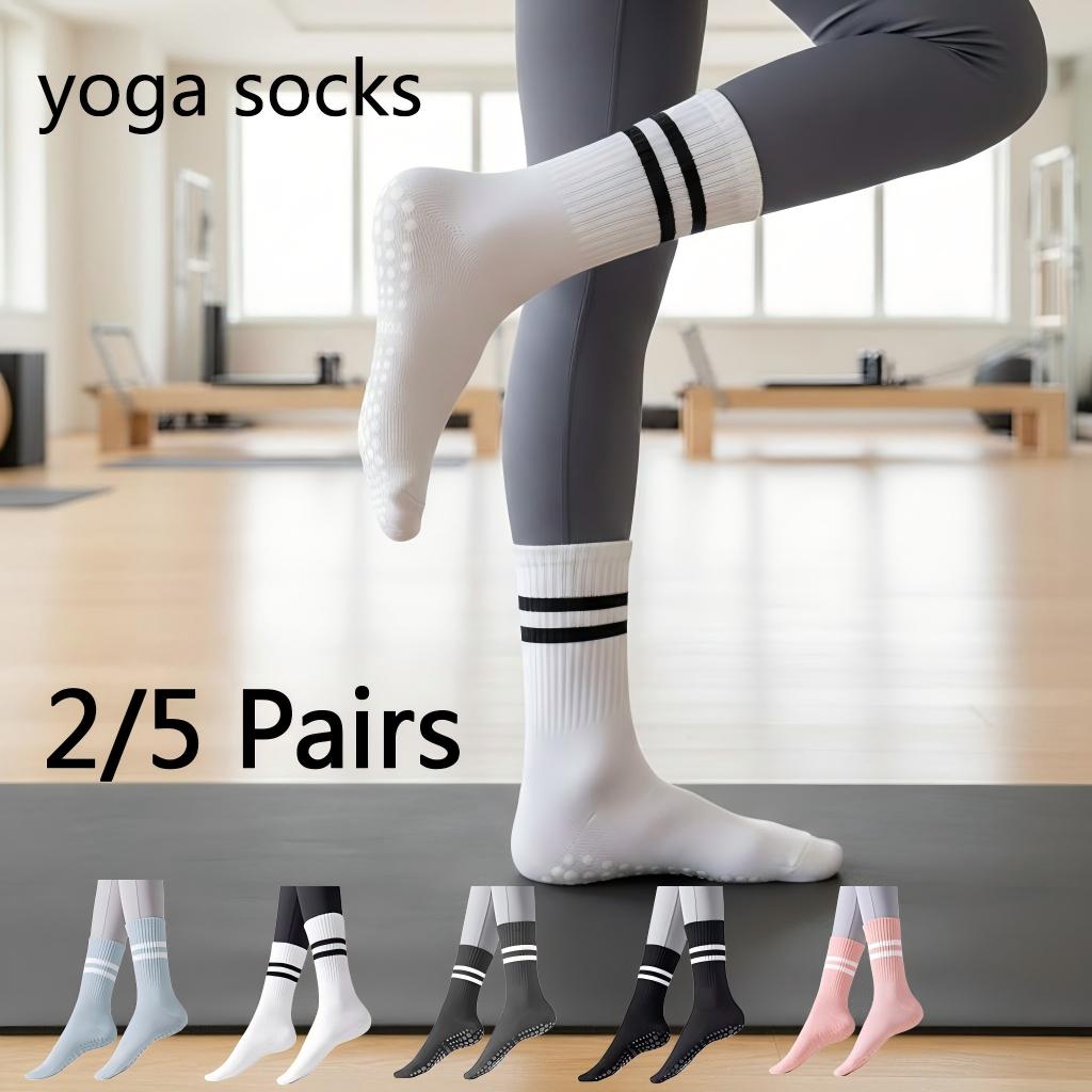 Women Non Slip Yoga Socks, Gri - Yoga Fitness Gym 评论和价格