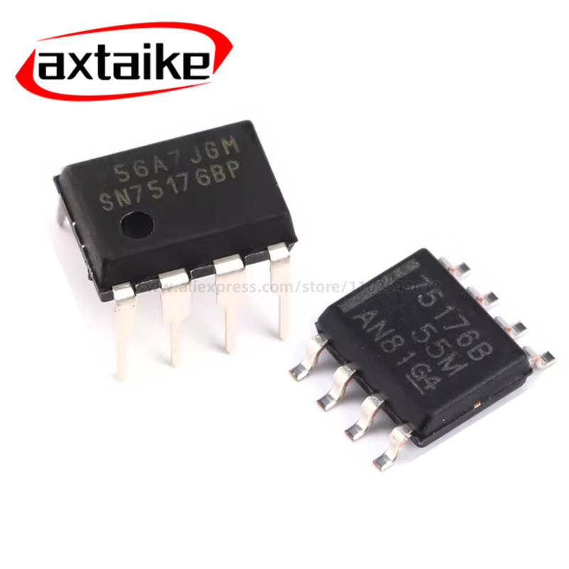 10PCS SN75176BP DIP-8 SN75176B - Dip Bar Parallel 评论和价格
