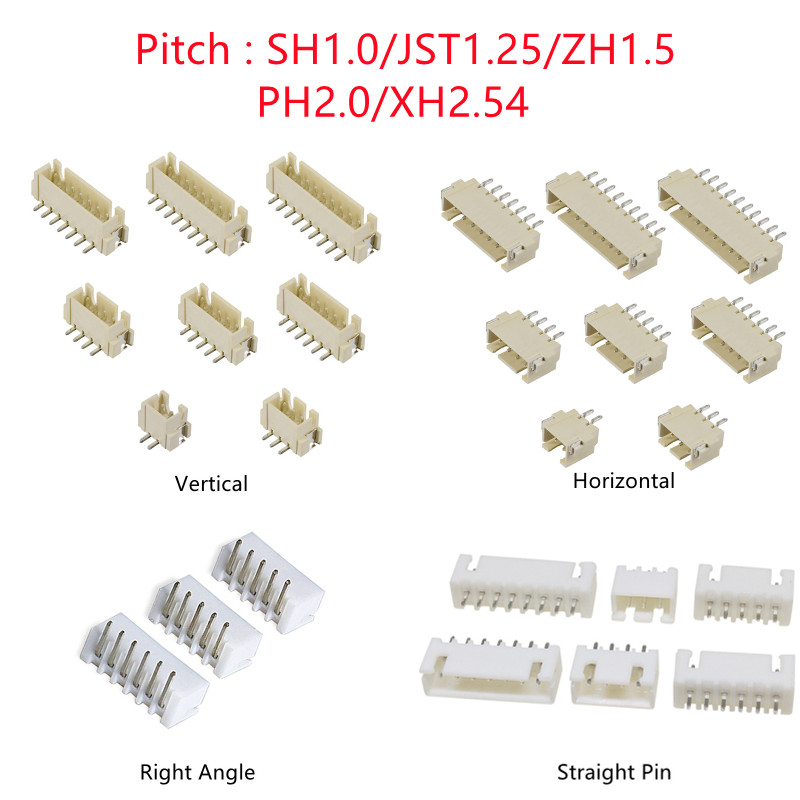 10PCS SH/JST/ZH/PH/XH Pitch 1. - Dip Bar Parallel 评论和价格
