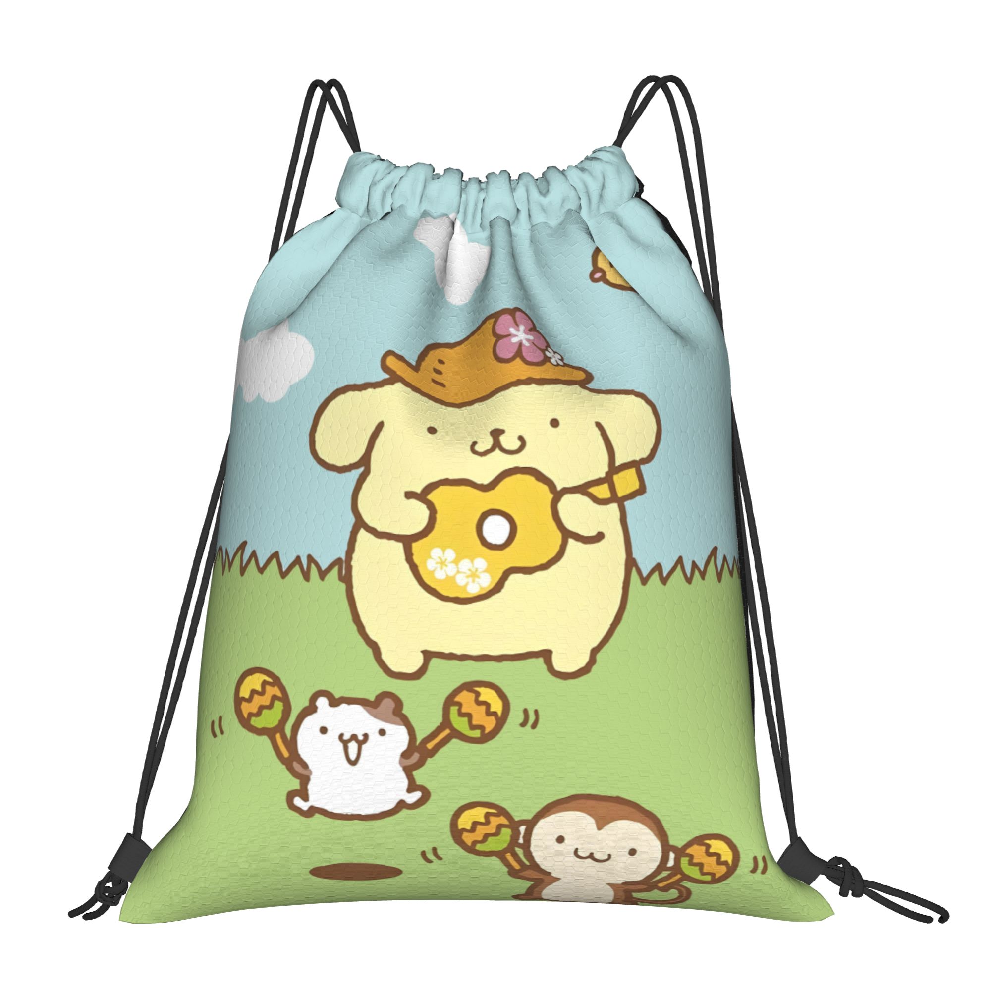 Custom P-Pompompurines Drawstr - Yoga Fitness Bag 评论和价格