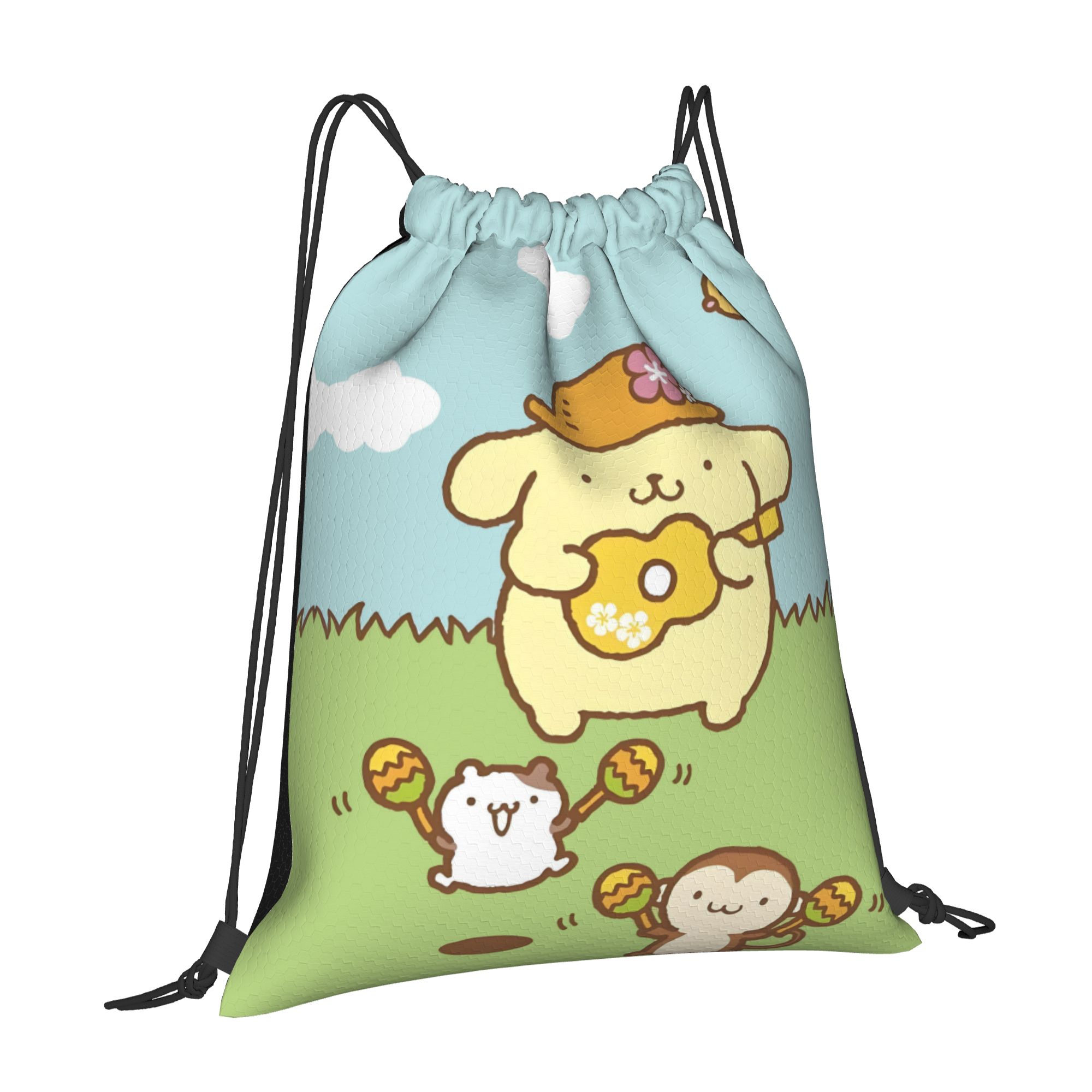 Custom P-Pompompurines Drawstr - Yoga Fitness Bag 评论和价格