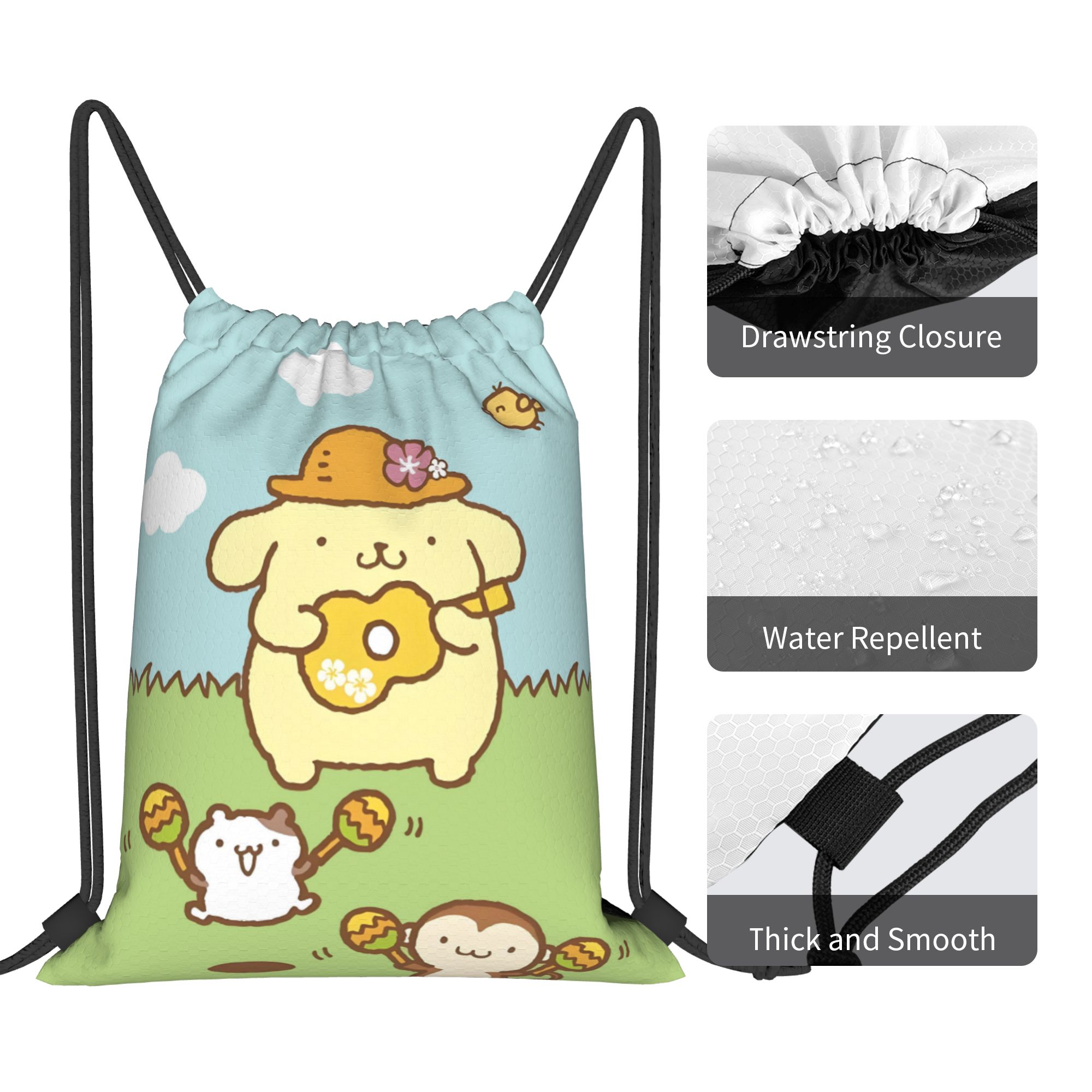 Custom P-Pompompurines Drawstr - Yoga Fitness Bag 评论和价格