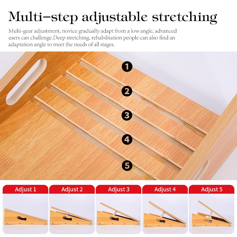 Adjustable Wooden Balance Stre - Yoga Fitness Board 评论和价格