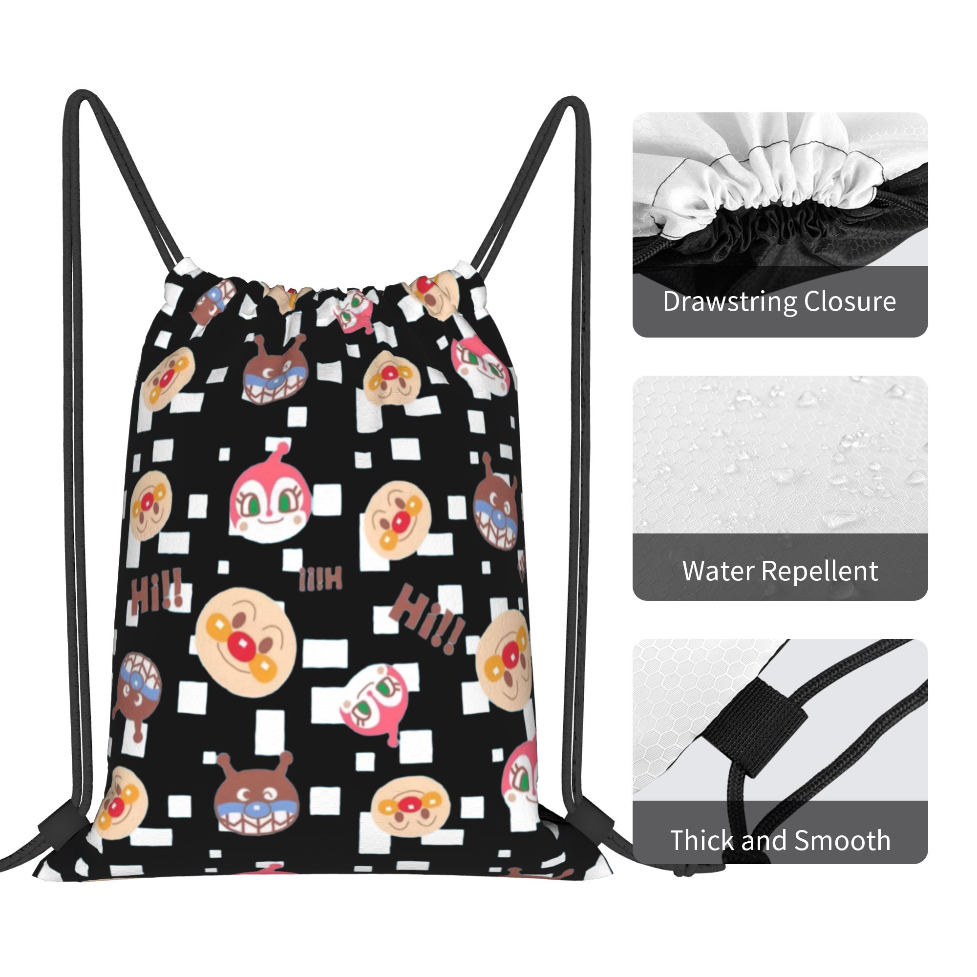 Custom Anpanmans Drawstring Ba - Yoga Fitness Bag 评论和价格