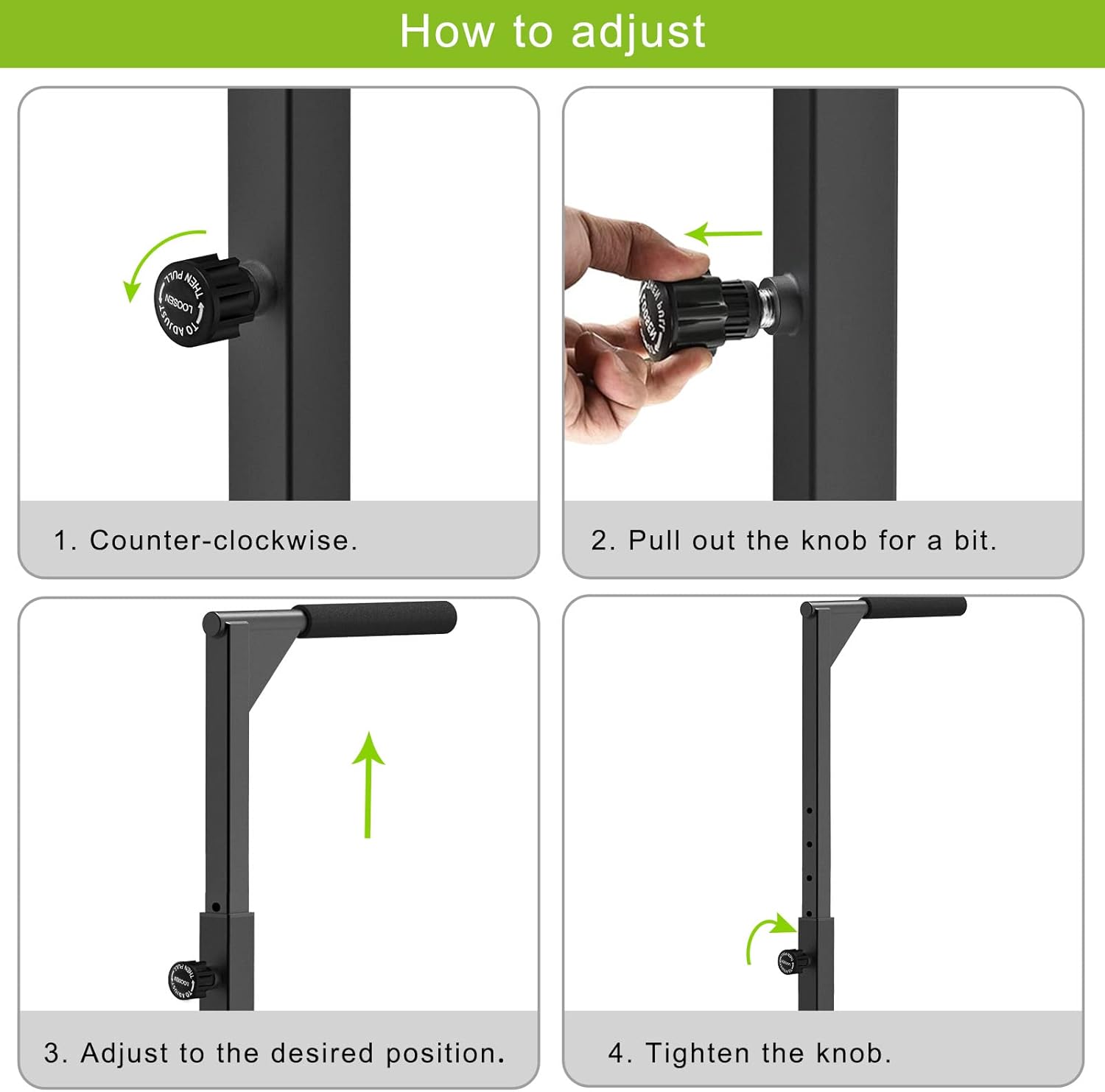 Heavy Duty Steel Multi-Functio - Dip Bar Parallel 评论和价格