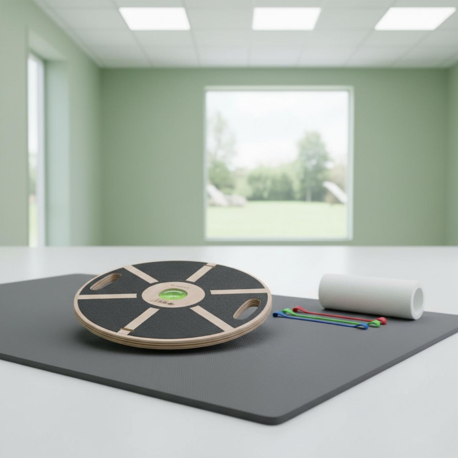 Home Fitness Wooden Balance Bo - Yoga Fitness Board 评论和价格