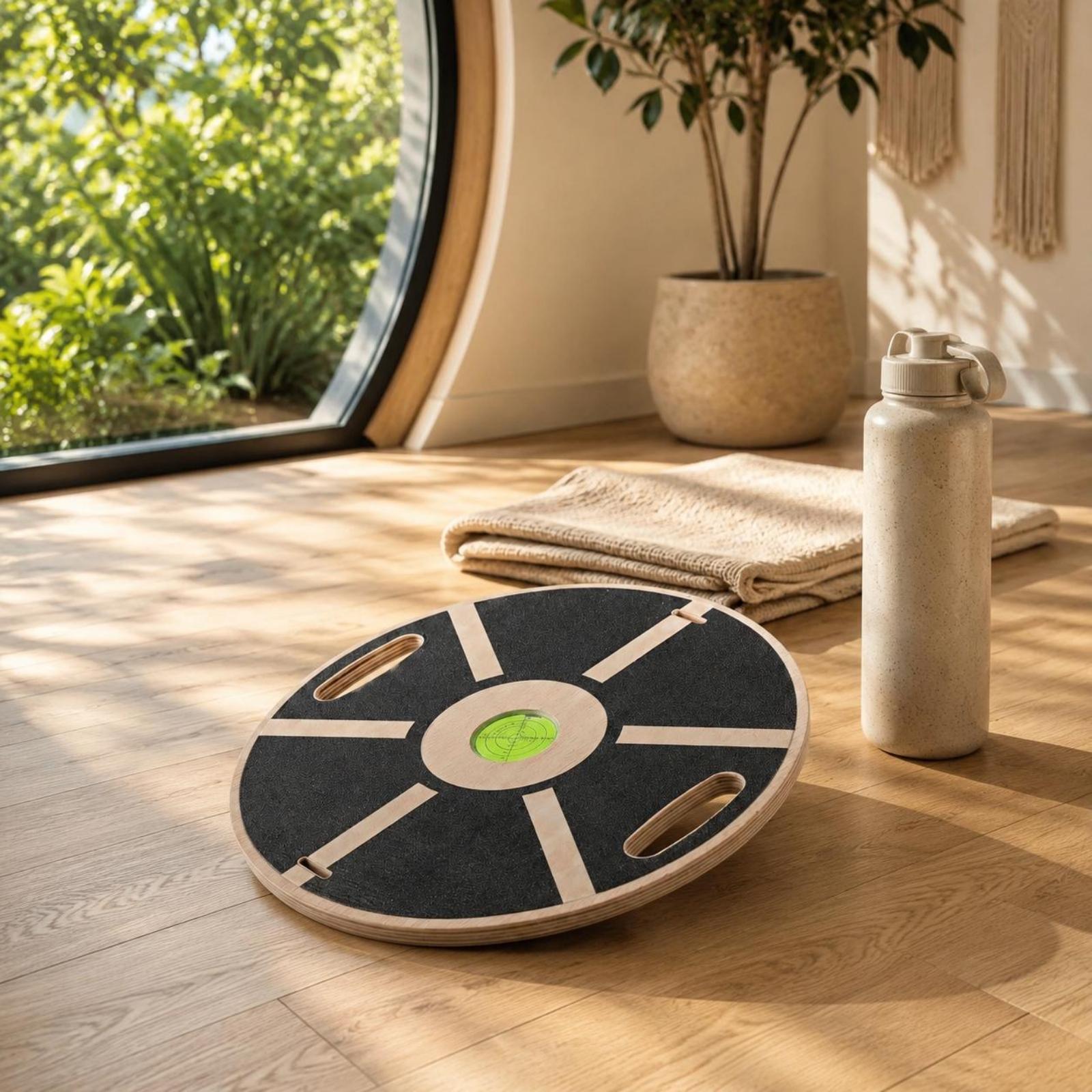 Home Fitness Wooden Balance Bo - Yoga Fitness Board 评论和价格