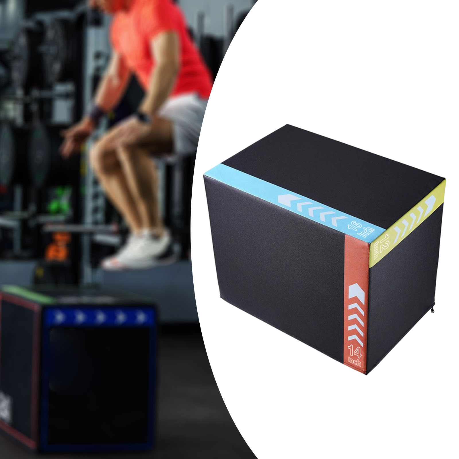 Plyo Jumping Exercise Box Port - Plyo Jump Box 评论和价格
