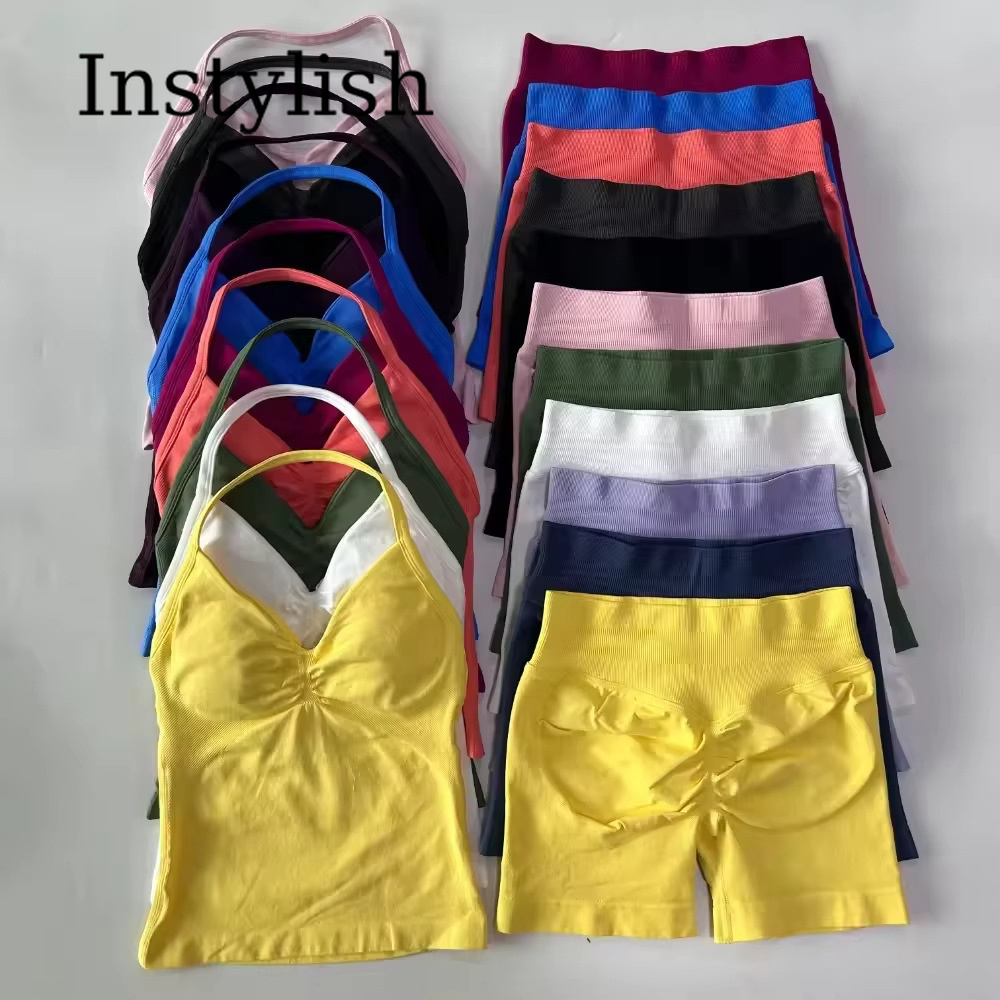 Women Seamless Yoga 2 Piece Se - Yoga Fitness Gym 评论和价格