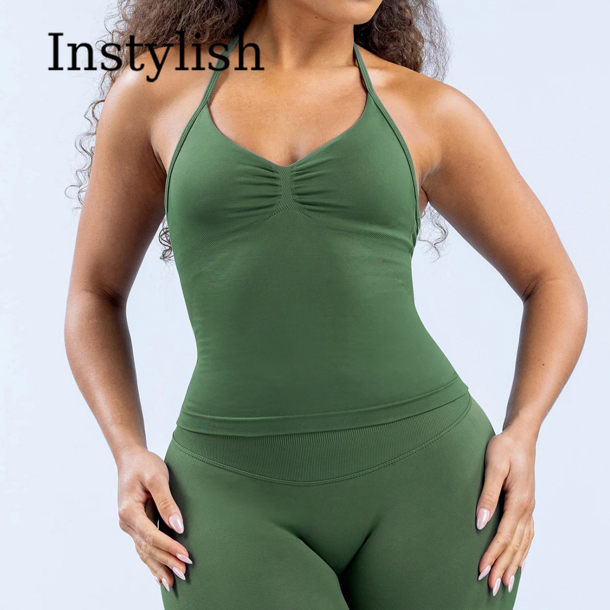 Women Seamless Yoga 2 Piece Se - Yoga Fitness Gym 评论和价格